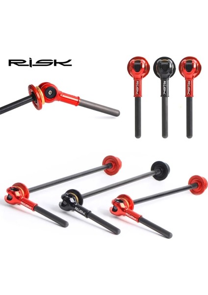 Yunjin Shop Mtb Kırmızı Tip1 Stili Titanyum Ti Şiş Qr Dağ Bisikletleri Hızlı Bırakma Şiş Kolu Mtb Bisiklet Bisiklet Hub Yol Bisikleti Hızlı Bırakma Mtb Parçaları (Yurt Dışından) indirimleri
