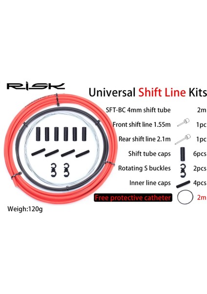Shift Seti Beyaz Stili Riskli Bisiklet Vites Vites Attırıcıfren Kitleri Tel Boru Hattı Hortum Temel Fren Vites Kablosu ve Mtb Bisiklet Yolu Için Muhafaza Grubu Setleri (Yurt Dışından)