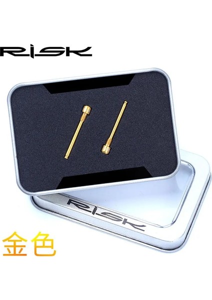 Yunjin Shop Altın Tarzı Rısk Bisiklet Hidrolik Disk Fren Cıvatası Için Fren Balatası Mtb Bisiklet Titanyum Alaşımlı Fiş (Yurt Dışından)
