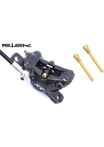 Yunjin Shop Altın Tarzı Rısk Bisiklet Hidrolik Disk Fren Cıvatası Için Fren Balatası Mtb Bisiklet Titanyum Alaşımlı Fiş (Yurt Dışından) indirimleri