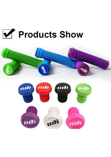 Yunjin Shop Pembe-1 Çift Kapak Stili Odi Silikon Mtb Grmmroad Bisiklet Sapları Kaymaz Şok Emici Gidon Kavrama Renkli Bar Uç Fişi Bisiklet Parçası (Yurt Dışından)