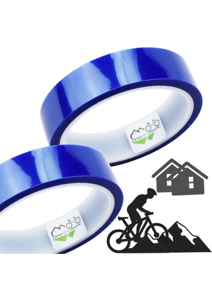 Yunjin Shop Mavi 30MM Tarzı Drıft Manıac Bisiklet Tubeless Presta Valf ve Jant Bandı Bisiklet Tüpsüz Lastik Bandı (Yurt Dışından) fırsatları