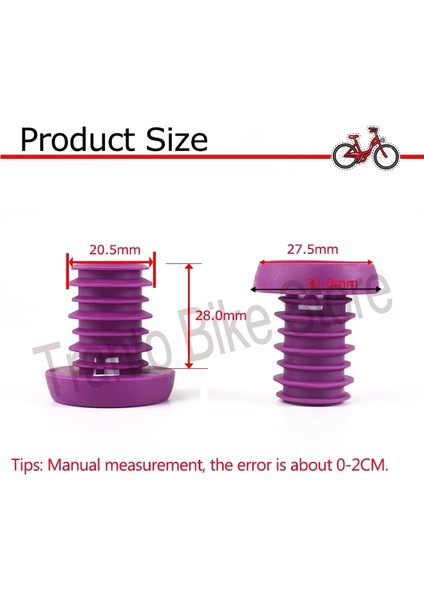 Yunjin Shop Beyaz 1 Çift Tarzı 2 Adet Odı Bisiklet Çubuğu Uç Tapaları Gidon Kapakları Hafif Fit Mtb Bmx Dh Fr Denge Bisikleti Parçaları Aksesuarları (Yurt Dışından)