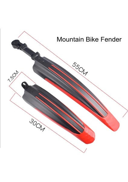 Yunjin Shop H Tarzı Çamurluk Kanatlar Bisiklet Çamurluk Sürme Mtb Aksesuarları Bisiklet Çamurluk Yol Ön Dağ Bisikleti Arka Defender Bisiklet Aksesuarları Par (Yurt Dışından)