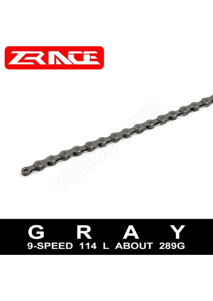 Yunjin Shop 9s-Gri Stili Bisiklet Chaeed Vtt Mtb Dağ Yol Bisikleti Neon Gibi Gri Gümüş Siyah Altın Bisiklet Zinciri Bileşenleri (Yurt Dışından)