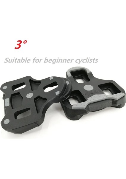 Yunjin Shop 3 Açı Tavsiye Edilen Stil Zeray Yol Pedalı Bisiklet Ayakkabıları Krampon Kendinden Kilitli Pedal Kaymaz Krampon Uyumlu Keo Yol Bisikleti Bisiklet Aksesuarları (Yurt Dışından) fırsatları