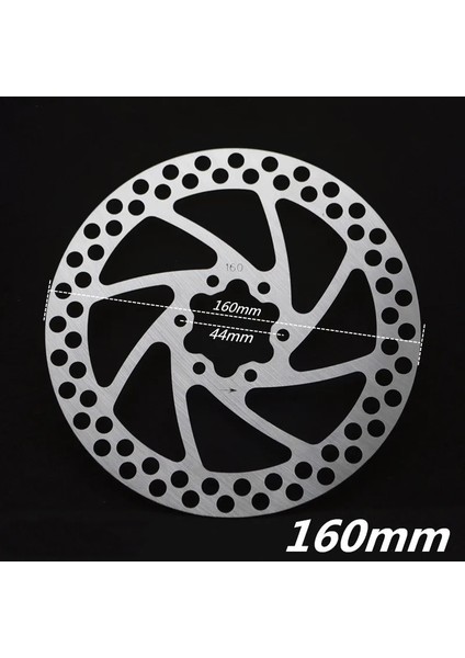 Yunjin Shop 44-160MM Gümüş Tarzı Açık Bisiklet Disk Fren Rotoru mm Elektrikli Scooter Fren Vidalı Rotorlar Kurulum Adım Sırası (Yurt Dışından)
