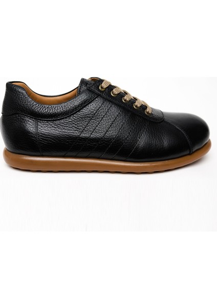 Erkek Siyah Deri Smart Casual Ayakkabı