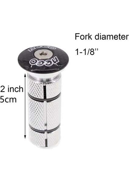 Yunjin Shop Büyük Karbon Kapak Stili Neco Bisiklet Kulaklığı Kök Üst Kapak Sıkıştırma Tapası Somun Kompresör Genişletme Çatal Dümen Karbon Fiber Kapak Uzun Büyük Boy (Yurt Dışından)