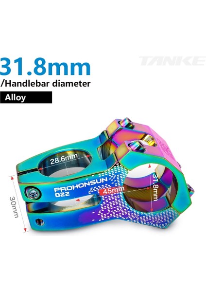 Yunjin Shop 022RENKLI Stil Tanke Mtb Kök C Gidon Bisiklet Honsun Ultralight 0 Derece Yükseliş Fr Am Enduro Steerer Dağ Bisikleti Parçaları (Yurt Dışından)