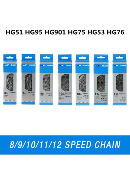 Yunjin Shop HG53 9 27HIZLI Stil Hızlı Bisiklet Zinciri HG53 HG54 HG73 HG75 HG95 HG901 Yol Mtb Bisiklet Zinciri Bağlantıları Bisiklet Zinciri Yol Bisikleti Zinciri (Yurt Dışından)