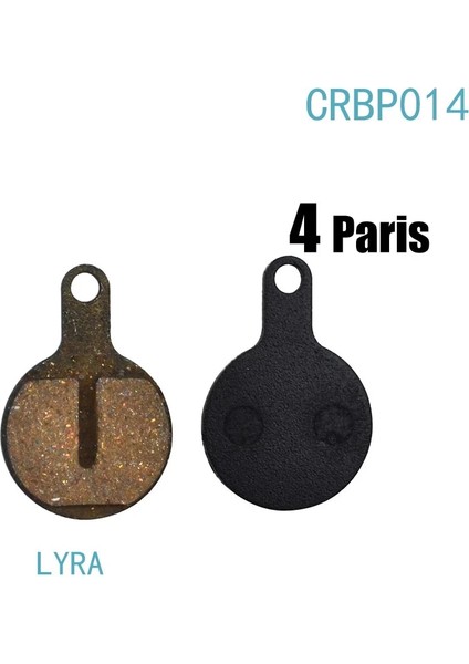 Yunjin Shop CRBP014 Stili Avid Bb5 Mekanik Fren Için 4 Çift Bisiklet Yarı - Metalik Disk Fren Balataları (Yurt Dışından)