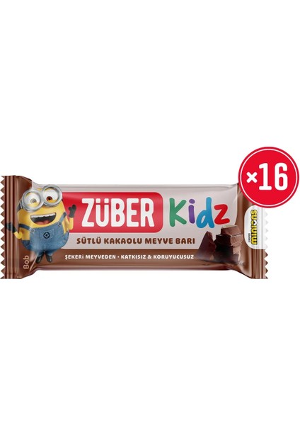 Kidz Kakaolu Meyve Bar 30 Gr x 16 Adet