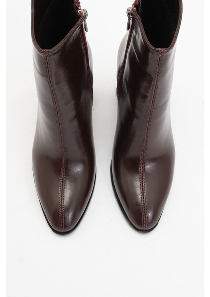 Jewel Bordo Cilt Kadın Topuklu Bot fiyatları