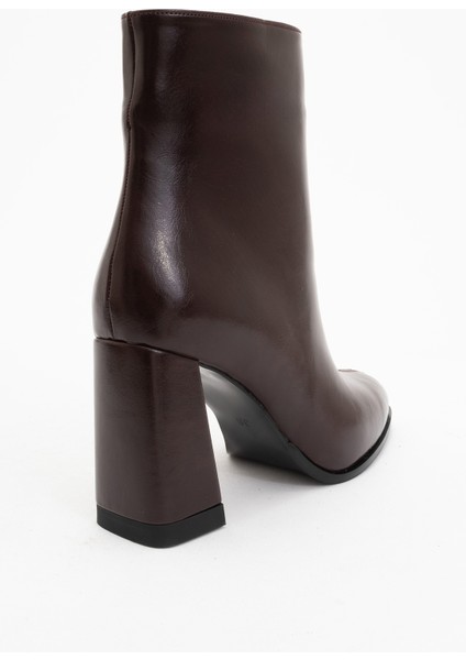 Jewel Bordo Cilt Kadın Topuklu Bot fırsatları