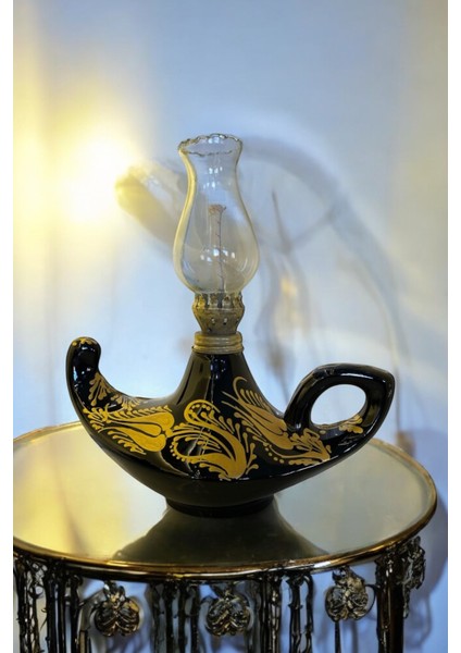 El Yapımı Çini Gaz Lambası