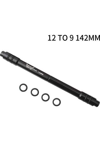 Yunjin Shop 142 mm Siyah Stil Muqzı Dağ Bisikleti Göbeği Davul Göbeği Eksen Dönüşümü 12 Ila 9 mm Hızlı Değişim Dönüşüm Eksen Koltuğu Alüminyum Alaşım (Yurt Dışından)