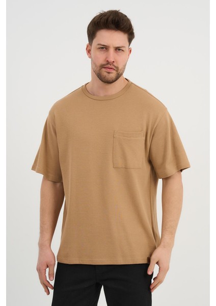 Cep Detaylı Oversize T-Shirt