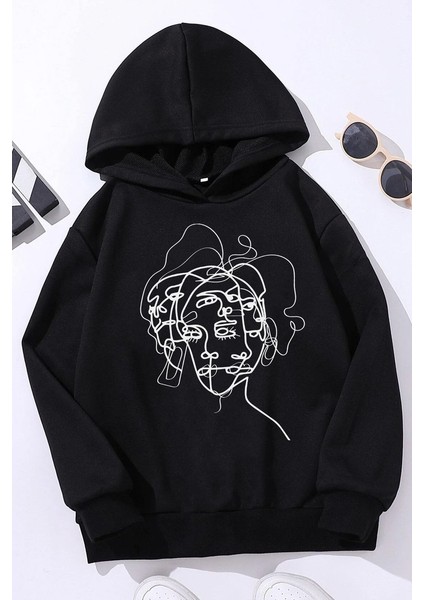 Only Trendwear Çocuk Woman One Line Baskılı Sweatshirt