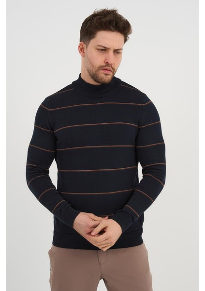 Alexandergardı Yarım Boğazlı Desenli Triko Kazak (E21-18113) fiyatları