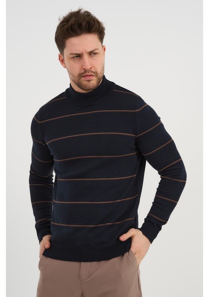 Alexandergardı Yarım Boğazlı Desenli Triko Kazak (E21-18113) indirimleri