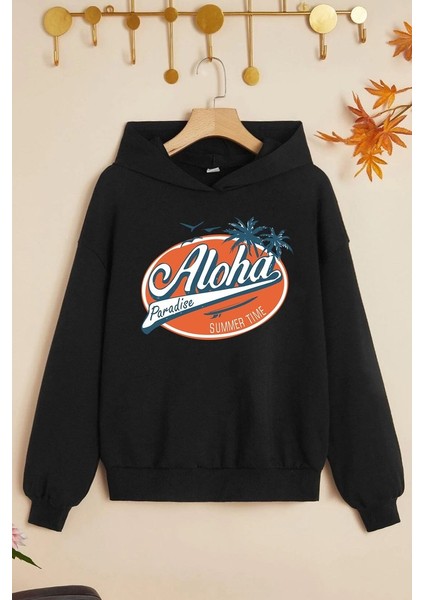 Only Trendwear Çocuk Aloha Baskılı Sweatshirt