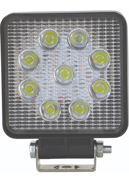 LED Kare Çalışma Lambası 9 LED Beyaz Işık 10/30V E-Belgeli 27W