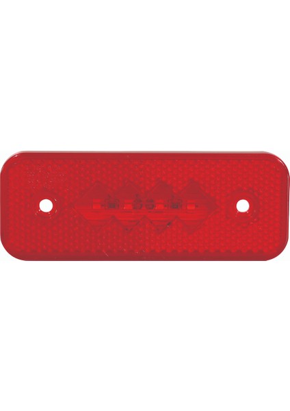 Side Marker Yan Pozisyon Lambası Kırmızı Renk LED 24V 2W E9-R10 Belgeli 10'lu