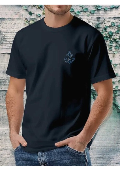 Erkek Çapa Baskılı Tshirt Yeni Sezon Oversize Salaş