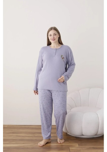 Büyük Beden Battal Kadın Pijama Takımı