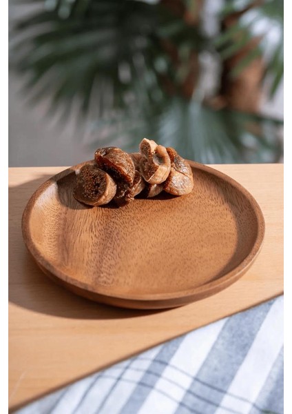 Akasya Tabak - Yuvarlak Servis Pasta Tabağı 15 cm
