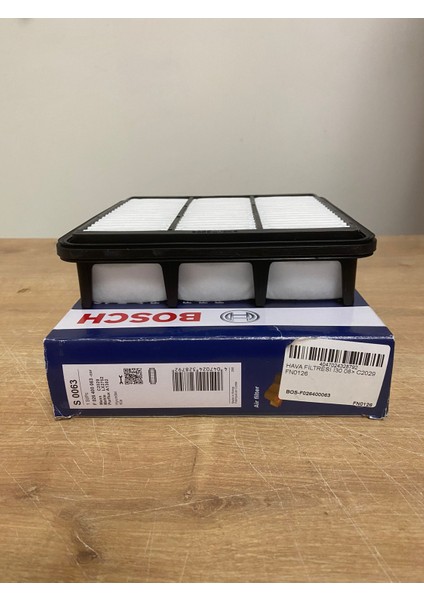 F026400063 Hava Filtresi Hyundai I30 (2007--) / Elentra (2006--) / Kia Ceed (2006--) / Cerato 1.6 Crdı (2005--)