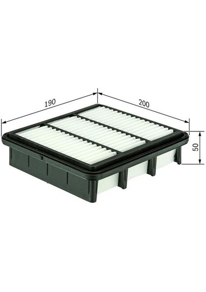 F026400063 Hava Filtresi Hyundai I30 (2007--) / Elentra (2006--) / Kia Ceed (2006--) / Cerato 1.6 Crdı (2005--) fiyatları