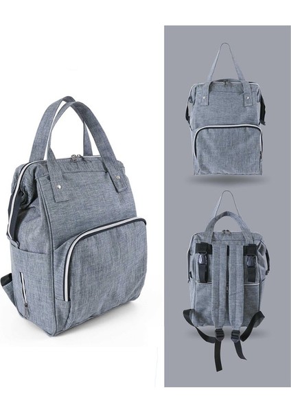 Anne Bebek Bakım Sırt Çantası Biberon Termoslu Sıvı Geçirmez Bebek Çantası