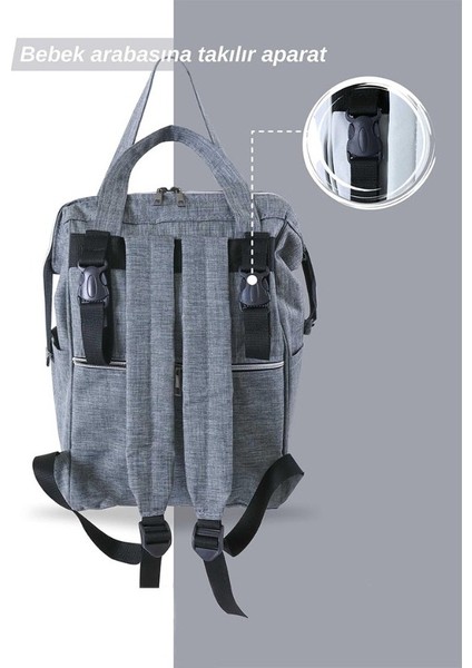 Anne Bebek Bakım Sırt Çantası Biberon Termoslu Sıvı Geçirmez Bebek Çantası fiyatları