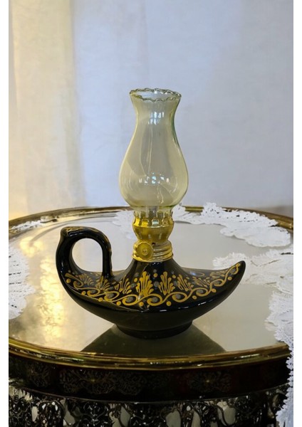 El Yapımı Çini Gaz Lambası