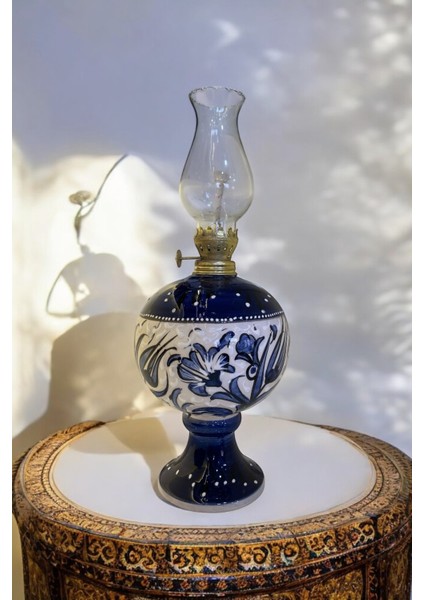 El Yapımı Çini Gaz Lambası