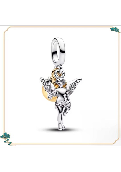 Gümüş Aşk Tanrısı Sallantılı Charm fiyatları