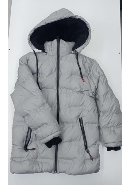 409084 Çokluk Mont 12/15 Yaş - Gri - 14-15 Yaş