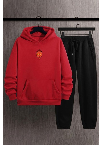 Uygun Tarz Only Trendwear Ateş Avatar Baskılı Eşofman Takımı