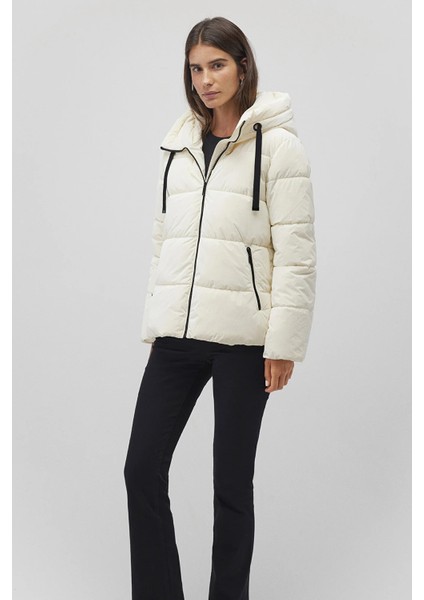 Regular Fit Kapüşonlu Şişme Mont Bayan Mont 1110043 fiyatları