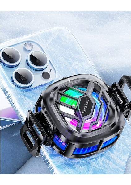 F12 Rgb Radyatör Telefon Soğutucu Fan