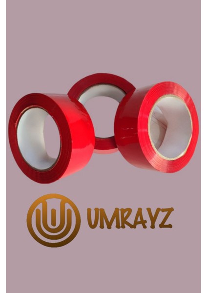 6 Adet Kırmızı Koli Bandı 45MM x 100M Renkli Hotmelt Koli Bantı Koli Bant Renkli Bant modelleri