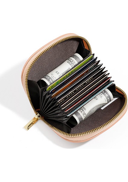 Büyük Kapasiteli Organ Sevimli Öğrenci Mini Kart Tutucu Kadın Basit Çoklu Kart Yuvası Bozuk Para Cüzdanı (Yurt Dışından) fiyatları