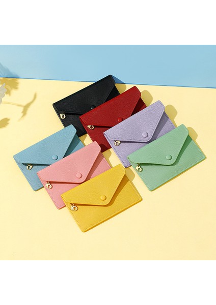 Basit ve Yaratıcı Çok Kart Yuvası Fermuarlı Para Cüzdanı Kadın Çok Fonksiyonlu Sertifika Mini Kart Tutucu (Yurt Dışından) fiyatları