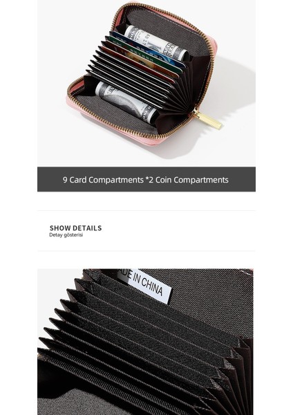 Bayanlar Cüzdan Mini Para Değişim Kart Sahibi Organ Kart Tutucu Tutucu (Yurt Dışından) modelleri