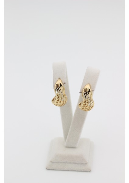 Xupıng Jewelry Baklava Desen Küpe