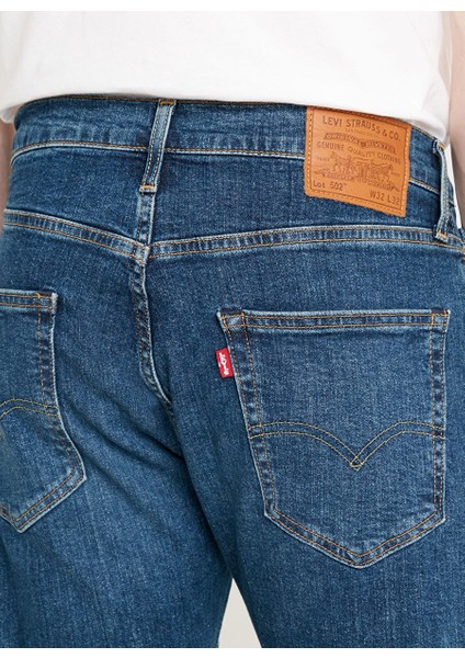 502 Wagyu Moss Lcl Indigo Erkek Normal Bel Tapered Fit Denim Pantolon 29507-0933 Beden: 32-30 modelleri