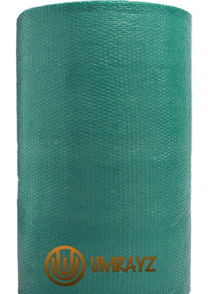 50 cm x 10 m 100 gr Üç Kat Kalın Yeşil Renkli Balonlu Pat Pat Naylon