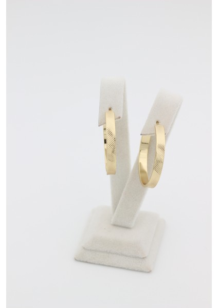 Xupıng Jewelry Halka Lazer Model Küpe
